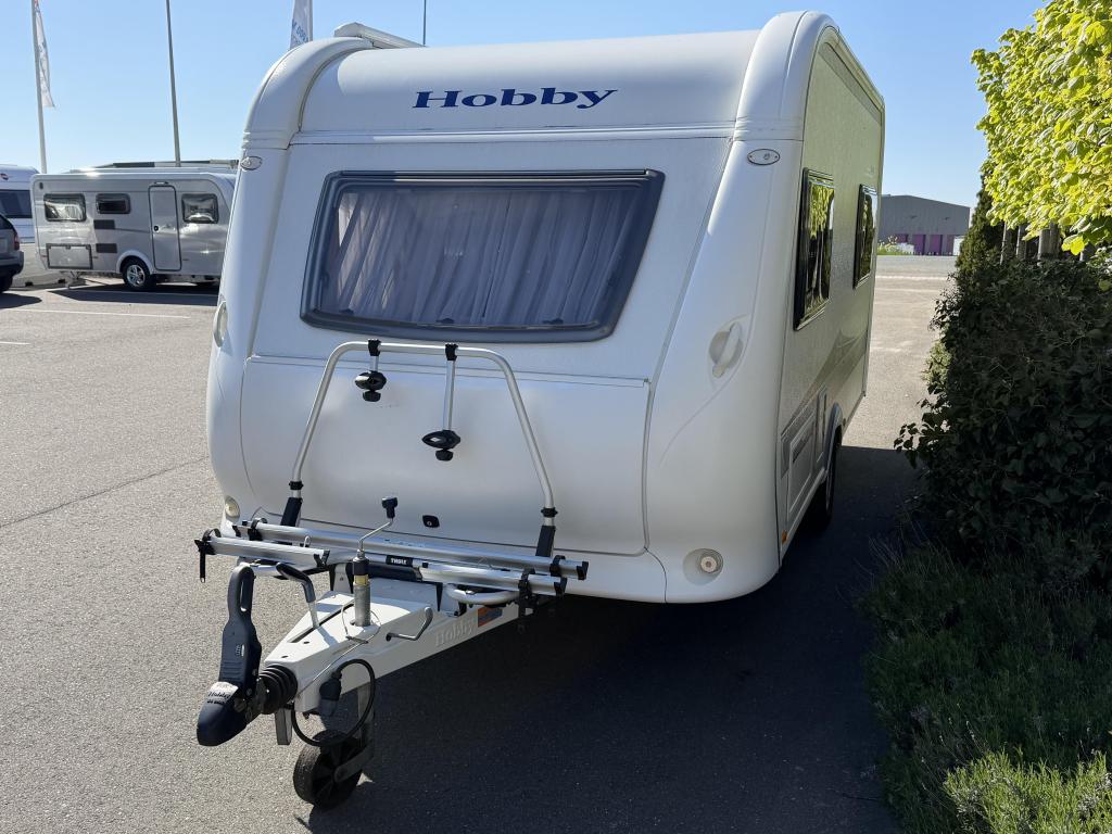 Hobby De Luxe 440 SF verkocht, Caravans en Kamperen, Caravans, Kachel, Hobby, Bedrijf, Treinzit
