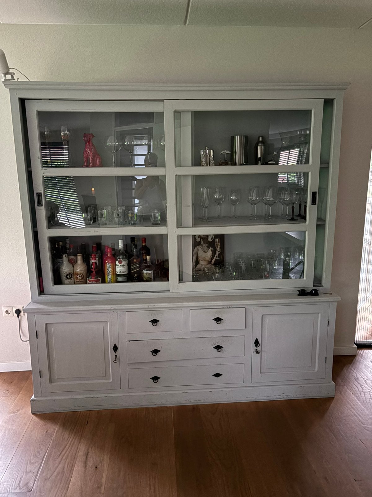 Buffetkast 2.00 x 0.53 x 2.00 ( LxBxH) T.E.A.B te koop, Ophalen, Gebruikt, Met deur(en), 200 cm of meer