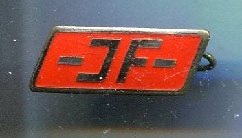 JF- STOLL landbouwmachines broche ( E_228), Verzenden, Nieuw, Transport, Speldje of Pin