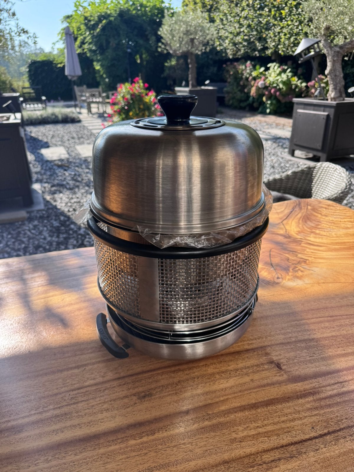 Cobb bbq, Ophalen, Gebruikt
