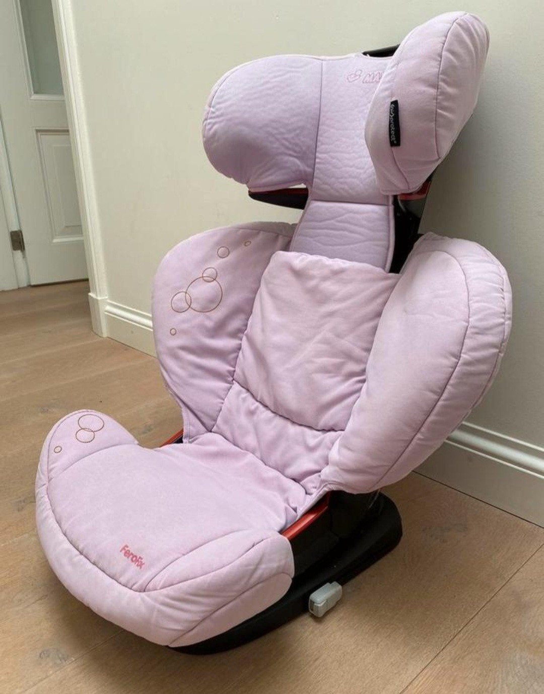 Maxi cosi feroFix autostoel roze, Ophalen of Verzenden, 0 t/m 13 kg, Maxi-Cosi, Autogordel
