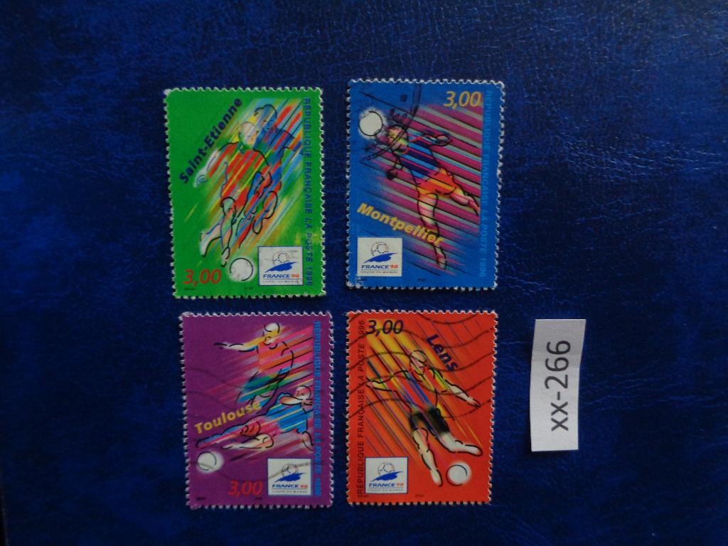 frankrijk - wk voetbal (1998)  1996 (xx-266), Ophalen of Verzenden, Gestempeld
