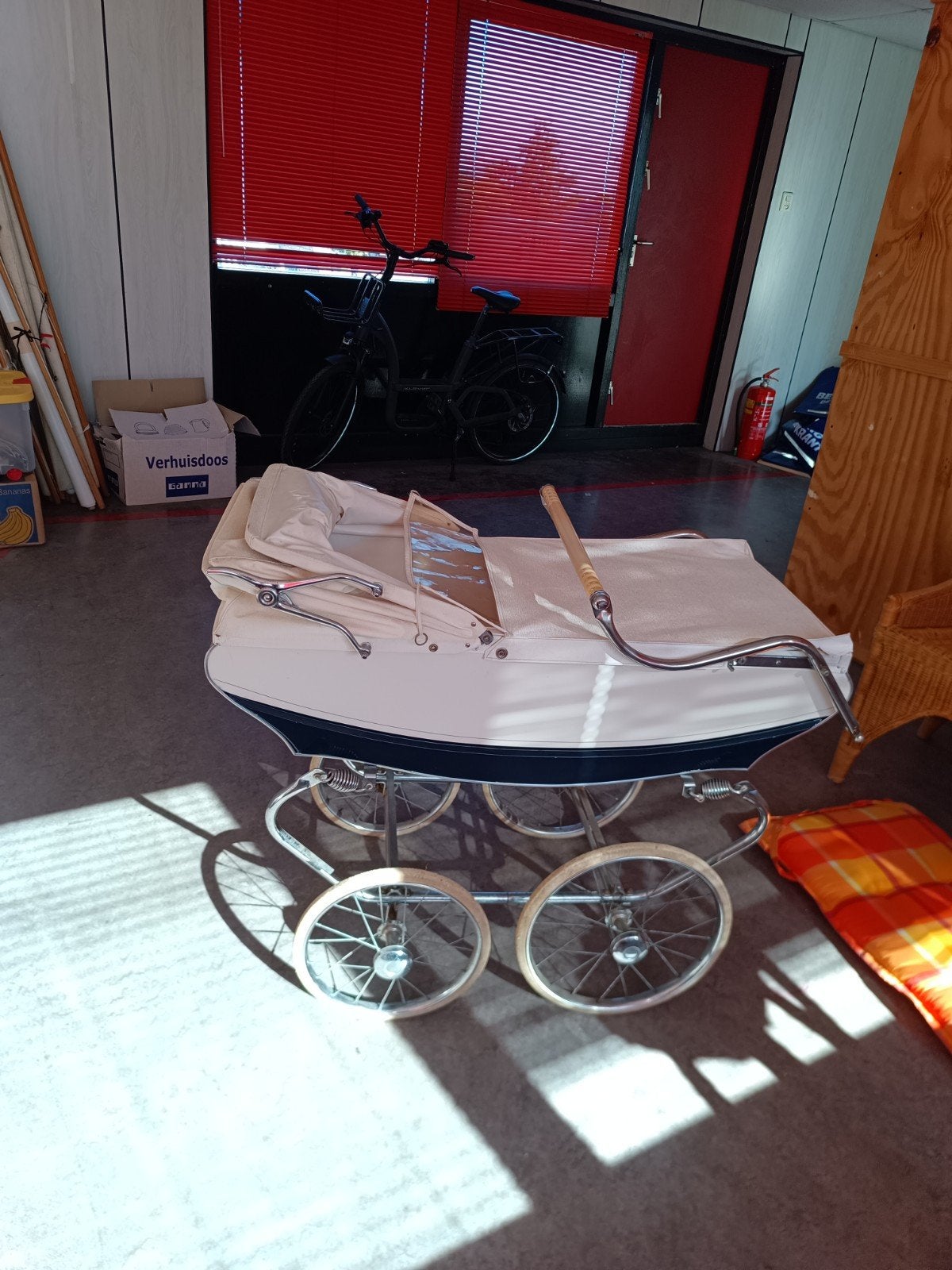 Vintage Kinderwagen - Klassiek Model, Gebruikt, Met reiswieg, Ophalen, Kinderwagen
