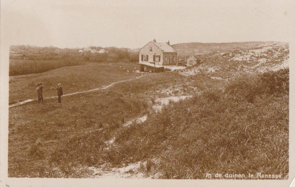 renesse  in de  duinen   mooie oude  ansicht, Ophalen of Verzenden, Voor 1920, Noord-Brabant