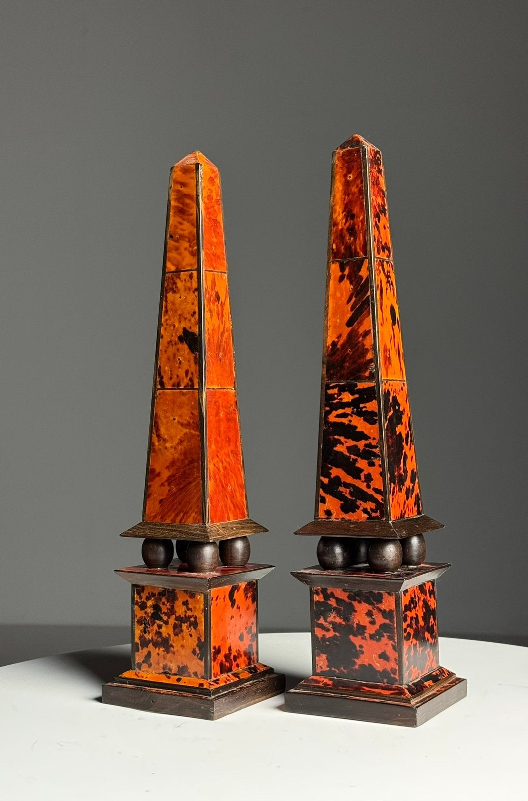 Set van 2 Obelisken antiek, Antiek en Kunst, Ophalen of Verzenden