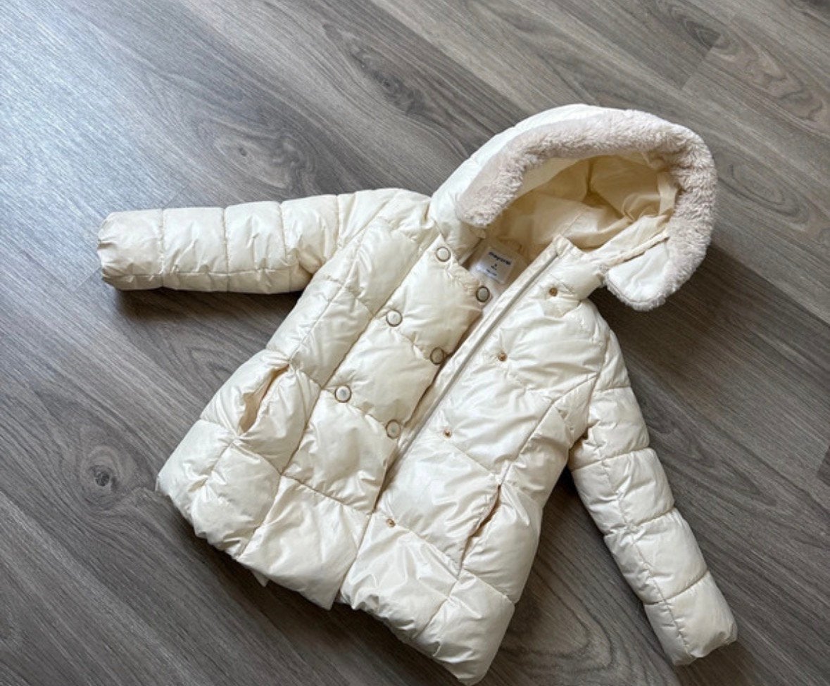 Winterjas meisje, Kinderen en Baby's, Kinderkleding | Maat 98, Verzenden, Gebruikt, Meisje, Jas