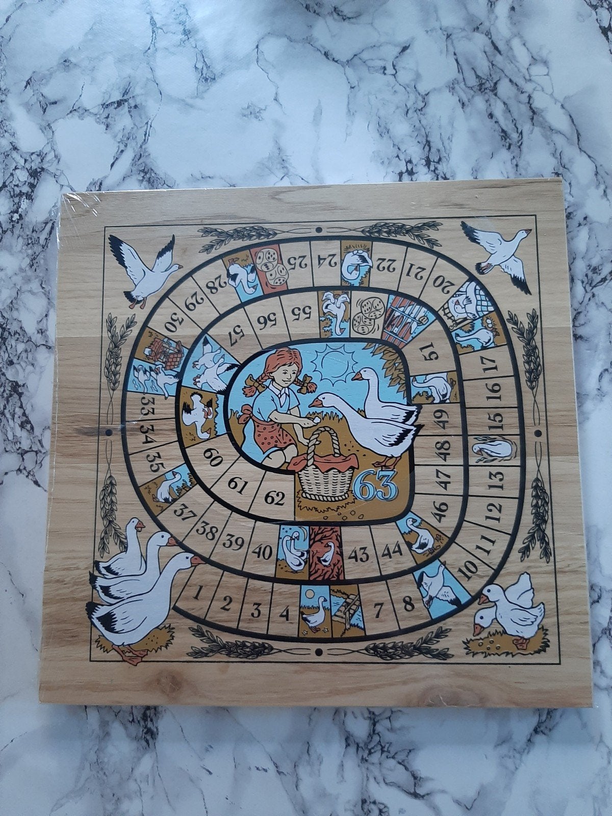 Nieuw!!! Nieuw houten ganzenbord., Kinderen en Baby's, Speelgoed | Houten speelgoed, Ophalen of Verzenden, Nieuw, Overige typen