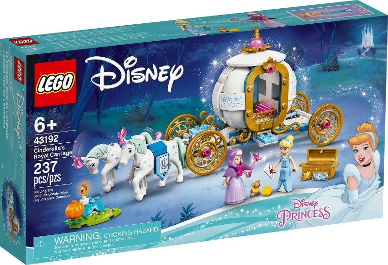 LEGO 43192 Assepoesters koninklijke koets, Ophalen of Verzenden, Zo goed als nieuw, Lego