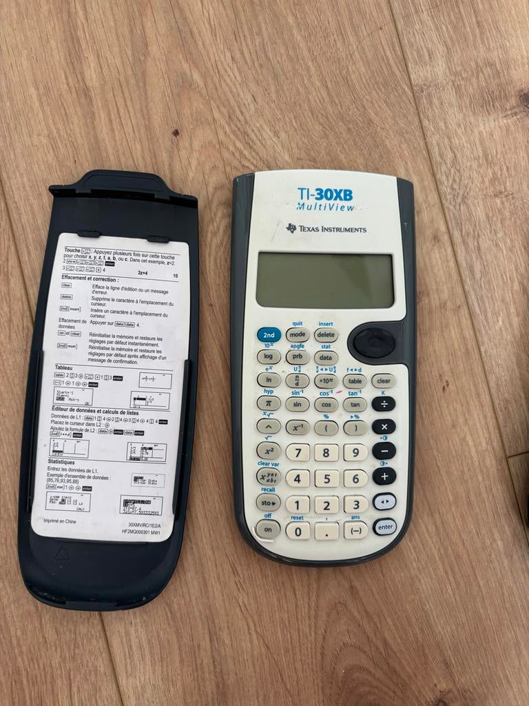TI-30XB rekenmachine, Ophalen, Zo goed als nieuw