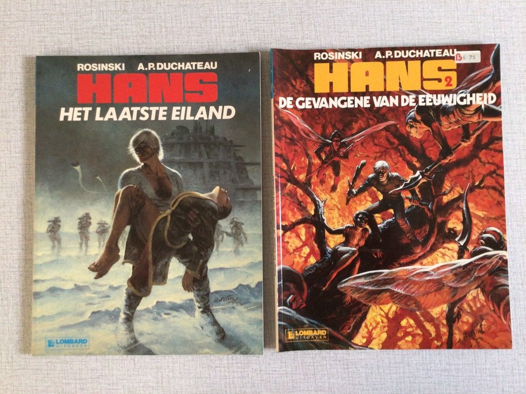 Rosinski A.P. Duchateau - HANS - (deel 1 & 2) - De Lombard, Meerdere stripboeken, Ophalen of Verzenden, Gelezen