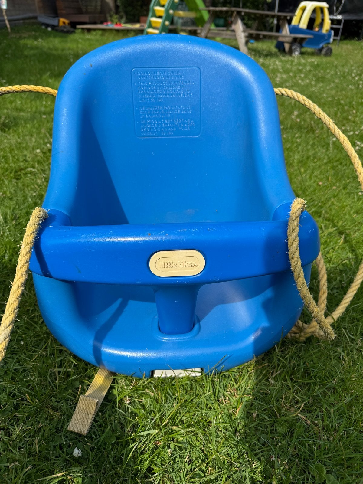 Little Tikes Schommelstoel Baby/Peuter - Blauw, Ophalen of Verzenden, Gebruikt