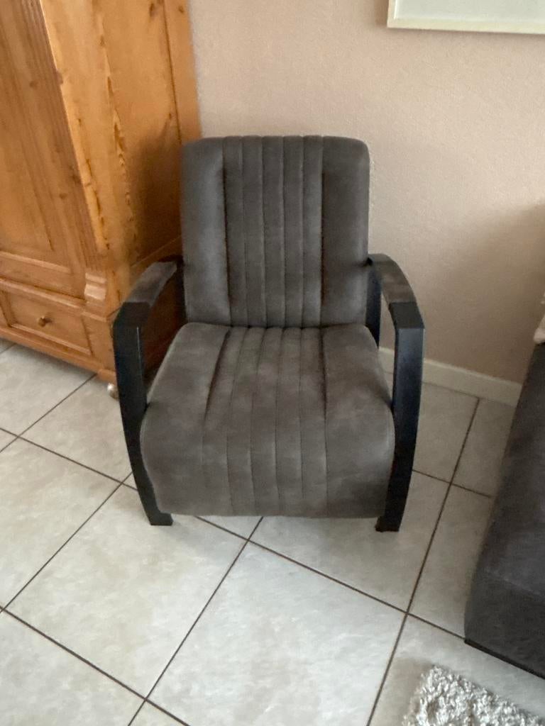 Mooi fauteuil, gekocht in 2024 bij Bouwman, 75 tot 100 cm, Ophalen of Verzenden, Zo goed als nieuw, Stof