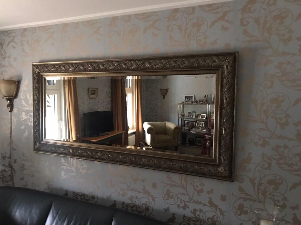 Spiegel, Huis en Inrichting, Woonaccessoires | Spiegels, Ophalen, 100 tot 150 cm, 125 cm of meer, Zo goed als nieuw