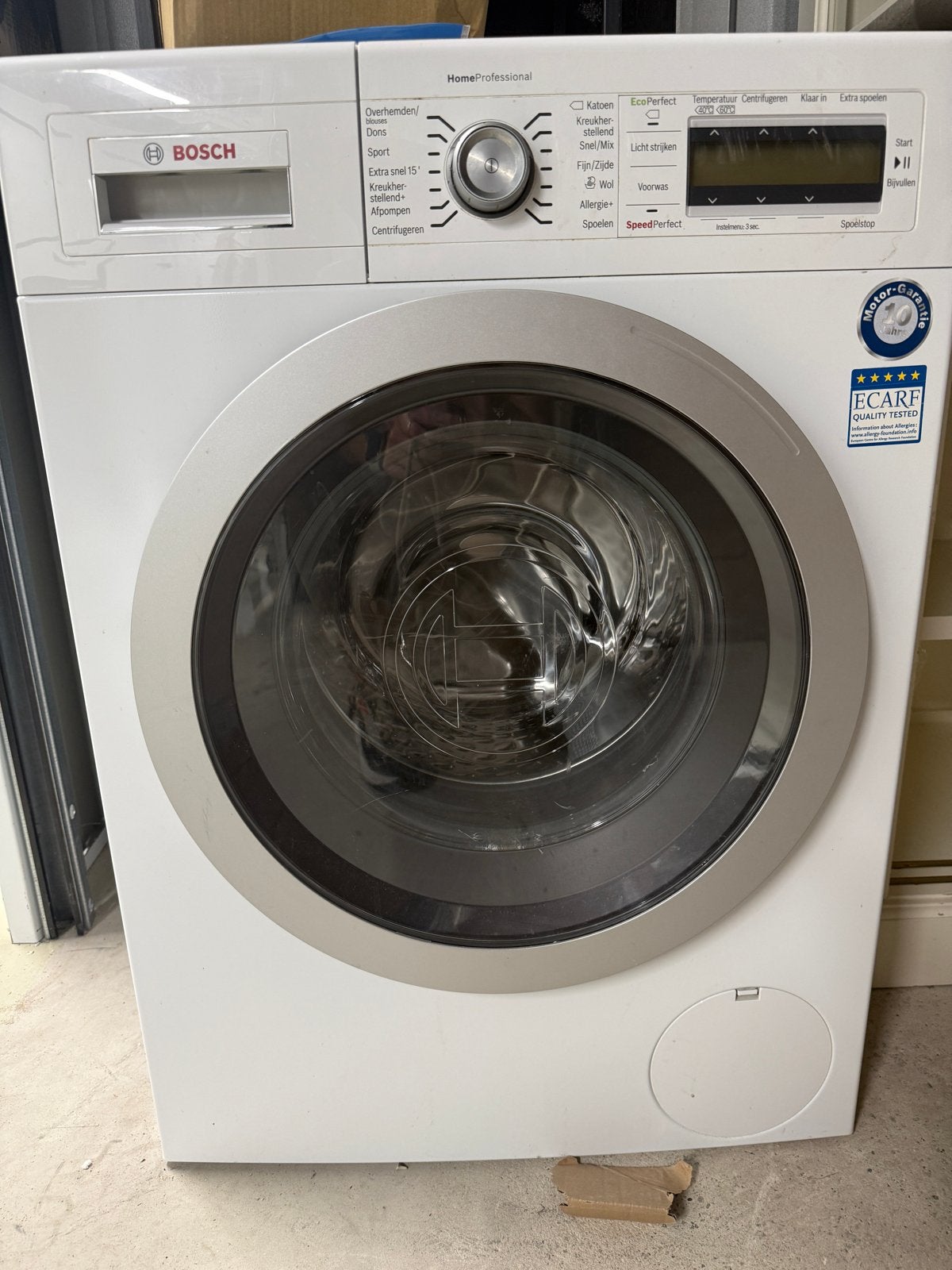 Bosch Wasmachine, Witgoed en Apparatuur, Wasmachines, Ophalen, 1200 tot 1600 toeren, 8 tot 10 kg, Zo goed als nieuw