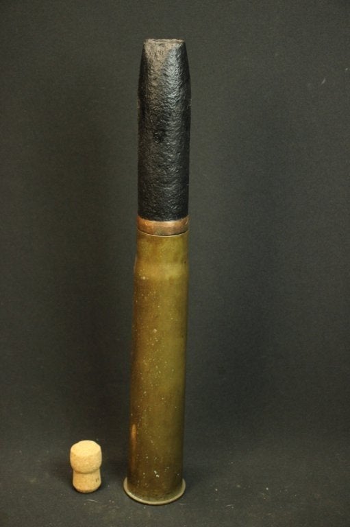 WO2 Belgische 47 mm model 1931 FN patroon LEEG, Ophalen of Verzenden, Overige gebieden, Hulzen of Bodemvondsten