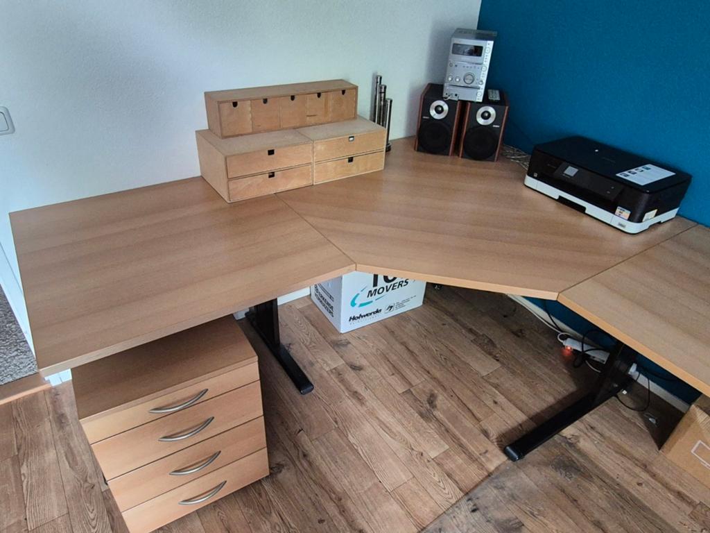 Mooi hoek bureau, Ophalen, 80 cm, 200 cm, Hoekbureau