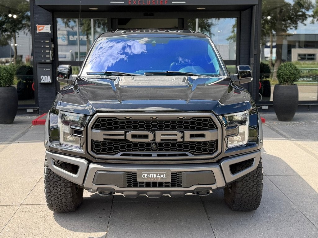 Ford F150 3.5 V6 Ecoboost SuperCrew Raptor B&O|Pano|Memory|P, Automaat, F-150, Zwart, Leder