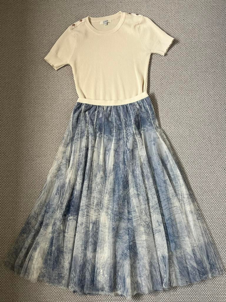 Tule rok met shirt, Ophalen of Verzenden, Zo goed als nieuw, Onder de knie