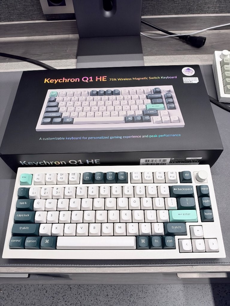 Keychron Q1 HE QMK, Ophalen, Qwerty, Zo goed als nieuw, Keychron