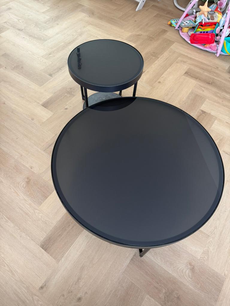 Ikea frötorp salontafels, 50 tot 100 cm, Rond, Ophalen of Verzenden, Zo goed als nieuw