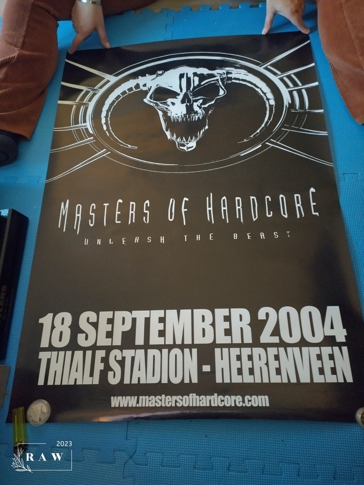 Masters of Hardcore 2004 Thialf Stadion Poster, Deurposter of groter, Ophalen of Verzenden, Overige onderwerpen, Rechthoekig Staand