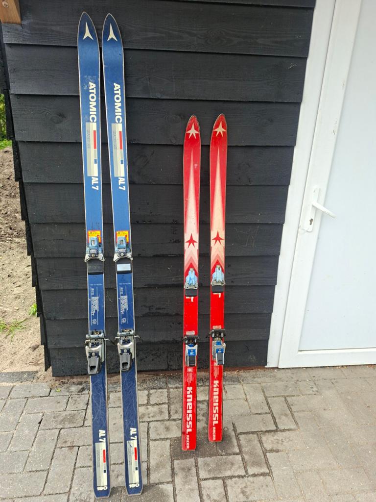 Vintage Ski’s Set: Atomic AL7 (190cm) & Kneissl Racer, 160 tot 180 cm, Gebruikt, Ophalen of Verzenden, Atomic