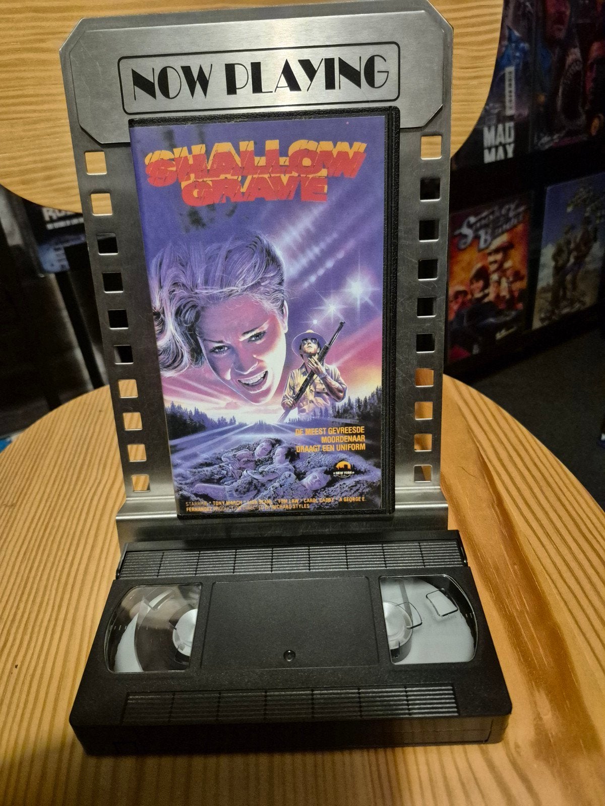 Shallow Grave VHS - Nederlands ondertiteld, Nederlands ondertiteld, Gebruikt, Vanaf 16 jaar, Ophalen of Verzenden