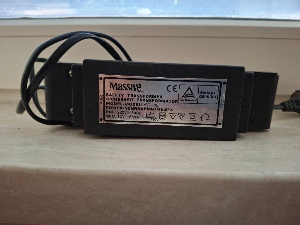 Massive Transformator te koop, Ophalen, Zo goed als nieuw, Overige merken