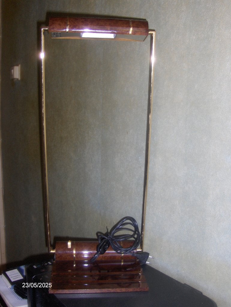 Italiaanse Bureaulamp van Mauro Martini uit de jaren 70tig-, Ophalen, Glas, Gebruikt, 50 tot 75 cm