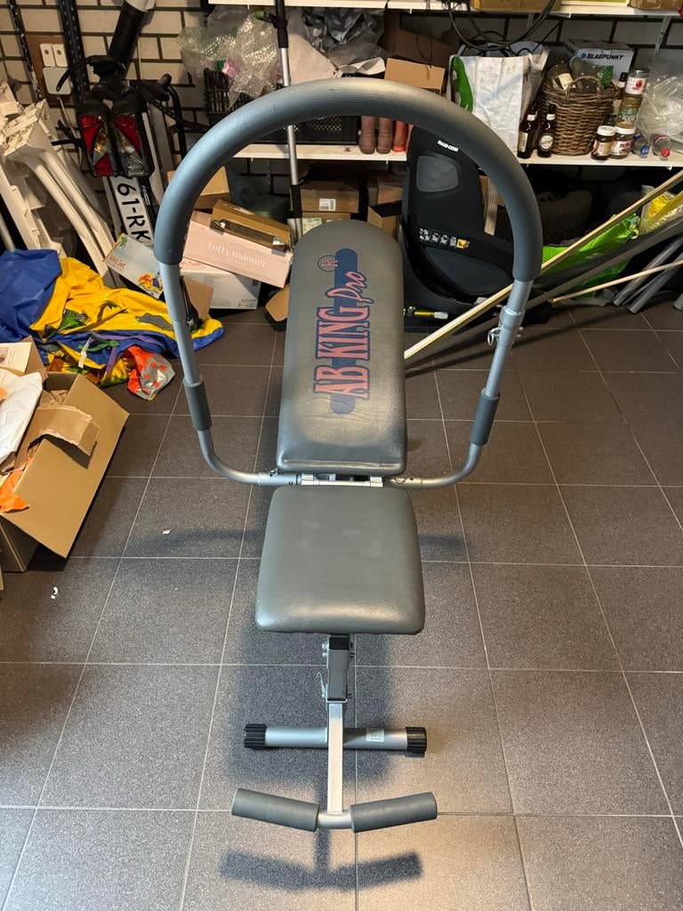 Ab King Pro buikspierbank, Sport en Fitness, Ophalen, Gebruikt, Buik, Fitnessbank