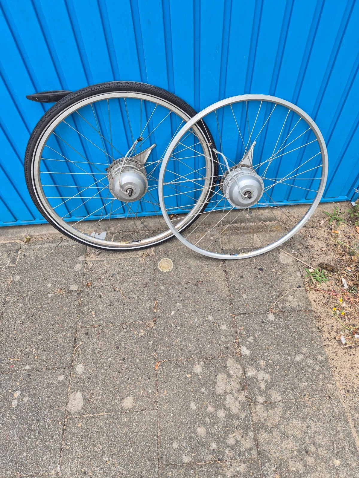 Gazelle fietswielen met motor - Gebruikt, Fietsen en Brommers, Wiel, Gebruikt, Elektrische fiets, Ophalen of Verzenden