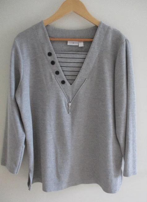 Laura Kent grijze sweater, maat 44/46, Kleding | Dames, Oosterveldweg 15, 7274 DZ, Maat 42/44 (L), Ophalen of Verzenden, Laura Kent