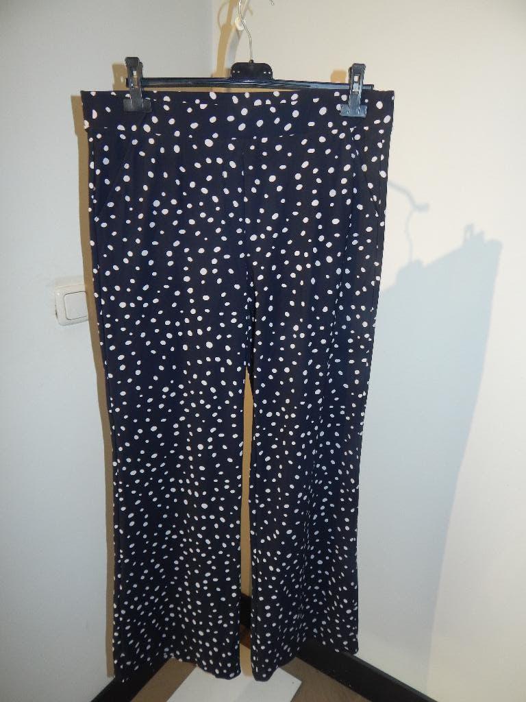 Studio Anneloes travel stof capri broek wit printje XL, Kleding | Dames, Broeken en Pantalons, Studio Anneloes, Maat 46/48 (XL) of groter