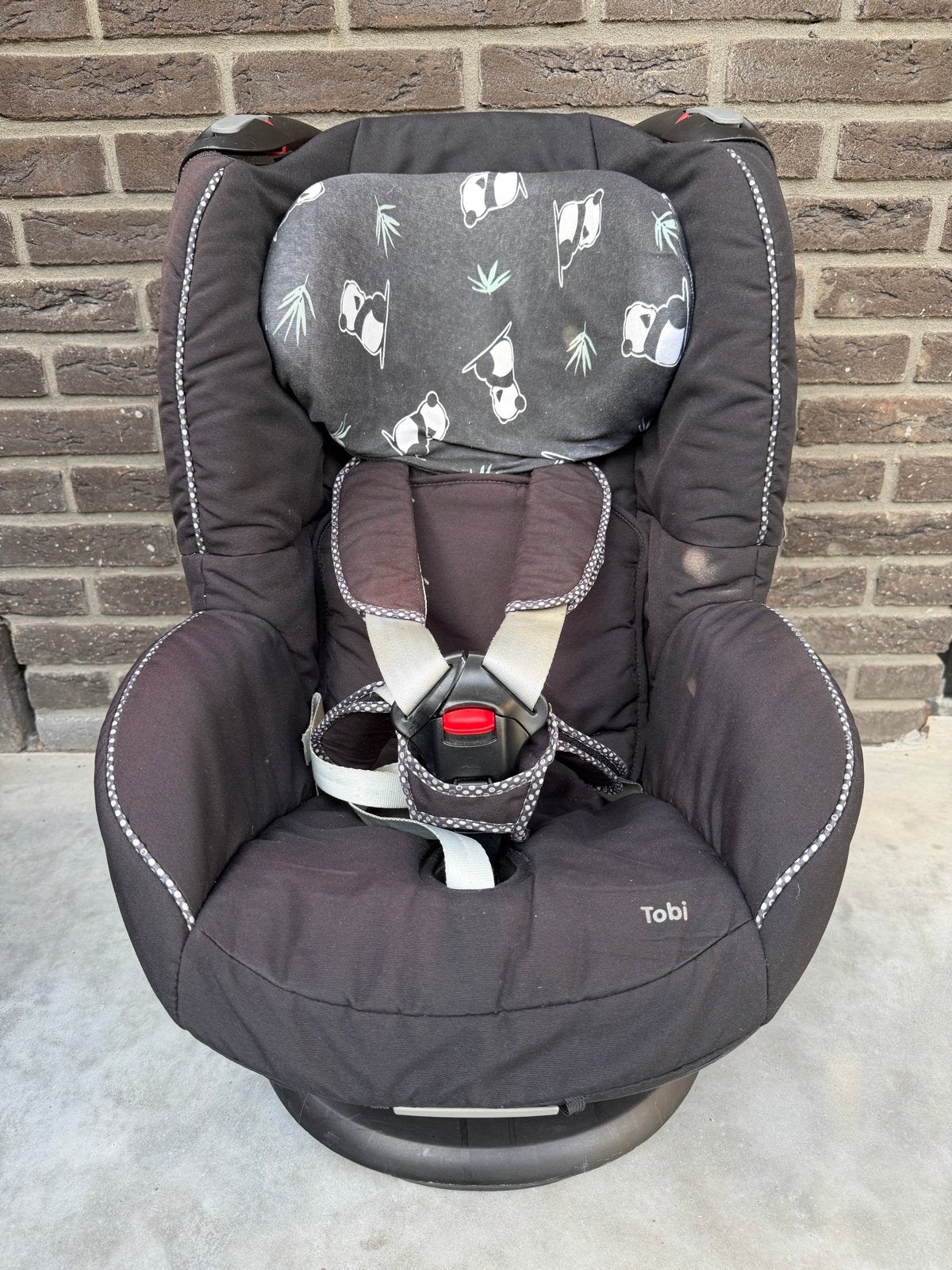 Maxi-Cosi Tobi autostoel met panda hoes, Ophalen, Verstelbare rugleuning, 9 t/m 18 kg, Maxi-Cosi