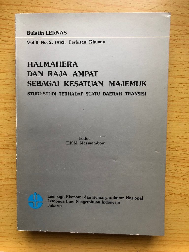 Bijdragen tot de kennis van Halmahera en van de Raja Ampat, Ophalen of Verzenden, Gelezen, E.K.M. Masinambow