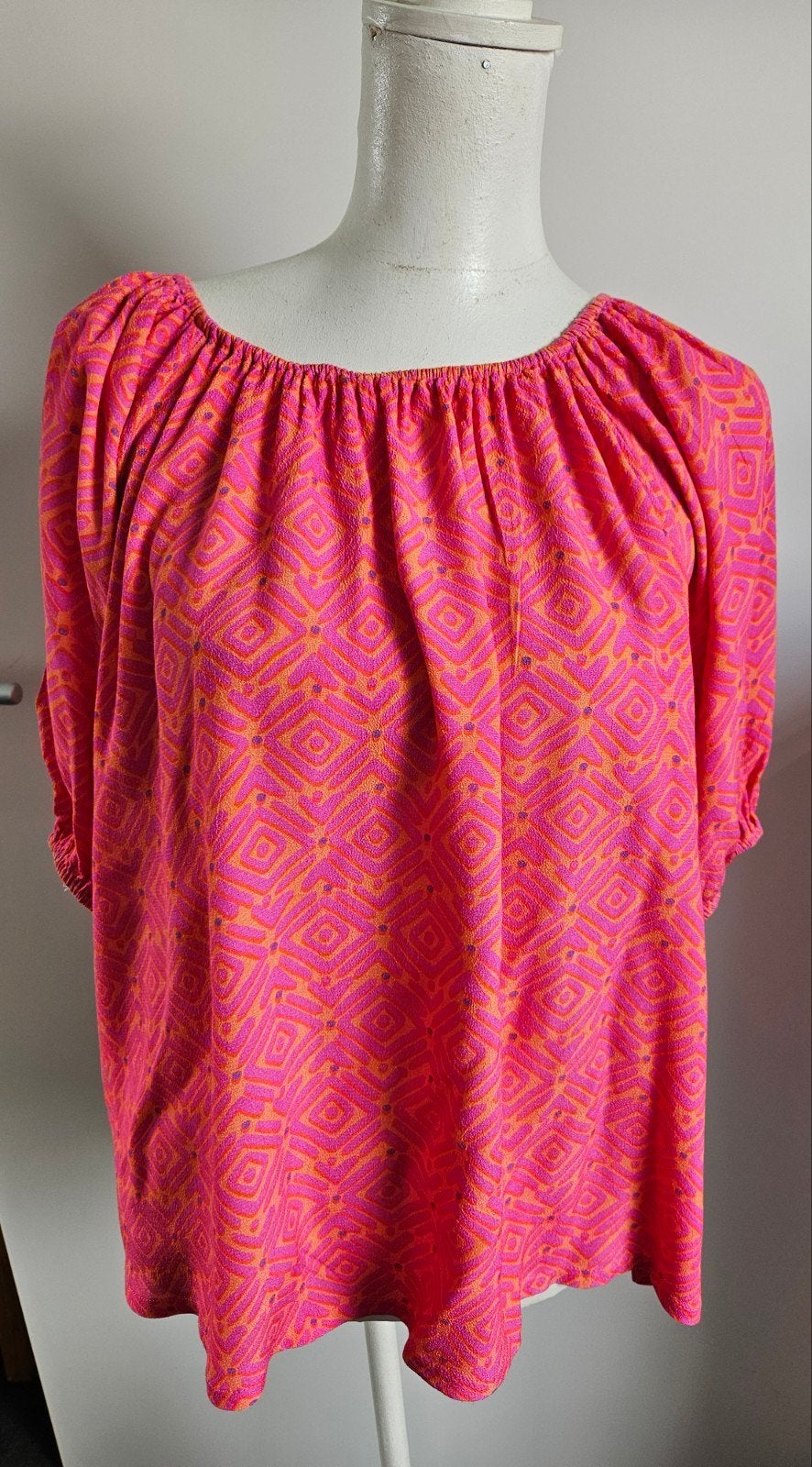 Ydence top shelly Aztec maat L, Maat 42/44 (L), Zo goed als nieuw, Korte mouw, Roze