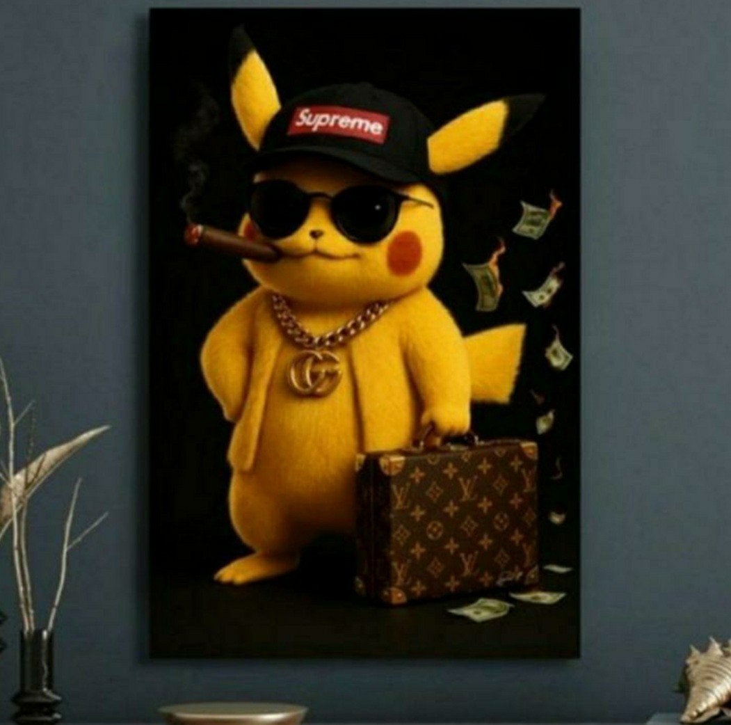 "Pikachu - Flex Mode v.1", Antiek en Kunst, Kunst | Schilderijen | Modern, Ophalen of Verzenden
