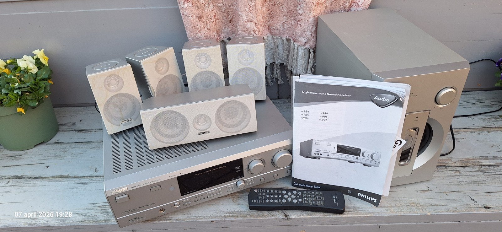 Philips FR984 reciever, Ophalen, Zo goed als nieuw, 120 watt of meer
