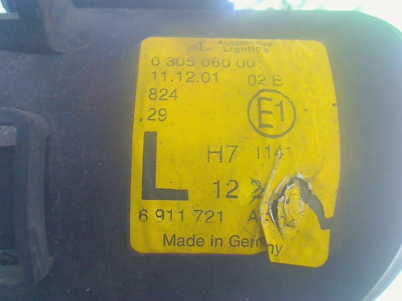 Mistlamp Links Voor Mini Mini (R50/53) 2002 6911721, Auto-onderdelen, Gebruikt, Petuelring 130, München 80809, , Duitsland, Mini