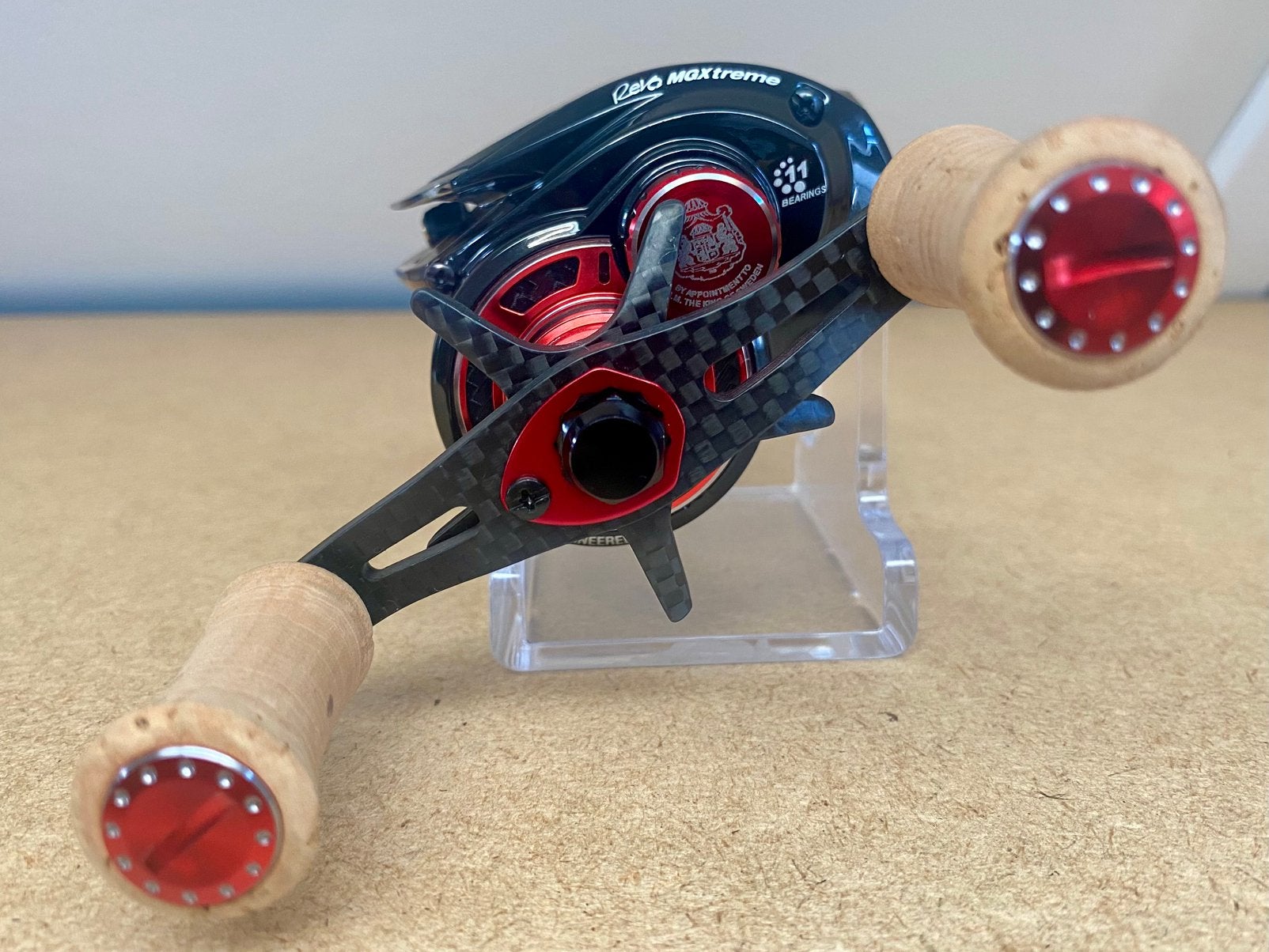 Abu Garcia Revo MGXtreme 2 baitcaster reel - Nieuwstaat, Ophalen of Verzenden, Zo goed als nieuw, Molen
