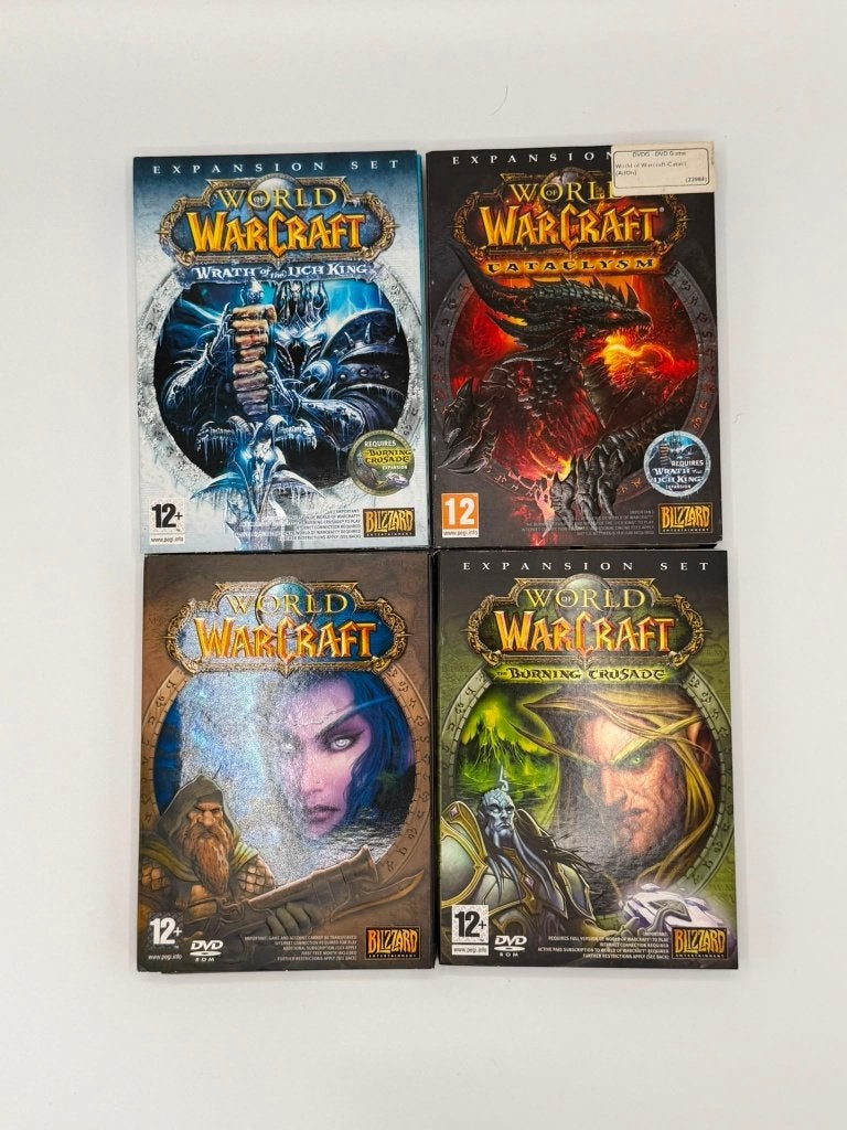 World of Warcraft PC Games - Complete Collectie (4 stuks), Online, Gebruikt, Ophalen of Verzenden, Role Playing Game (Rpg)