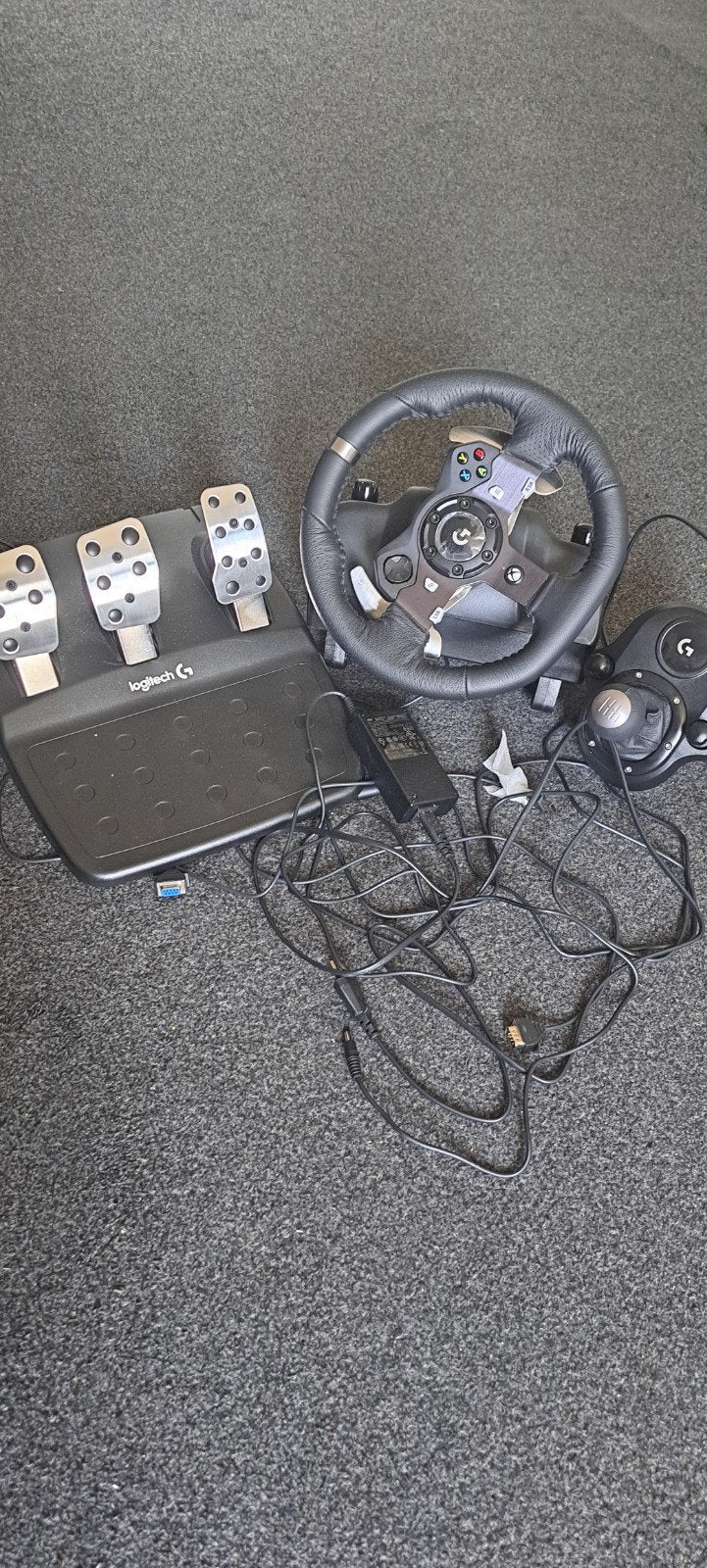 Logitech G920 Driving Force racestuur met pedalen en shifter, Spelcomputers en Games, Racestuur, Gebruikt, Force feedback, Ophalen of Verzenden