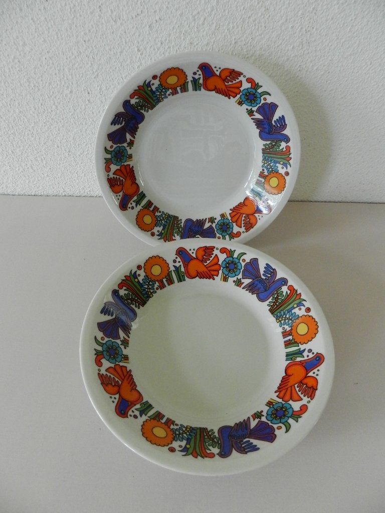 Vintage Acapulco borden/ Villeroy en Boch servies, Ophalen, Zo goed als nieuw, Bord(en), Overige stijlen