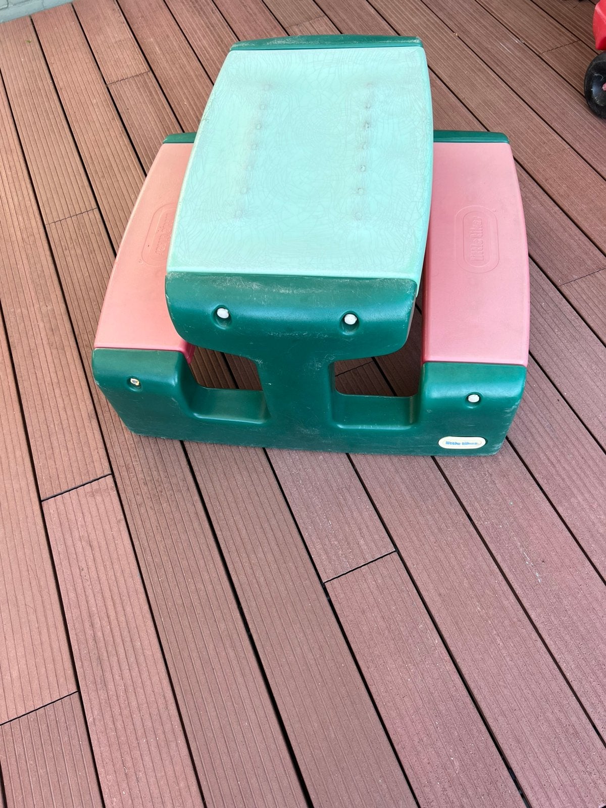 Little Tikes - Picknicktafel, Ophalen, Rechthoekig, Overige materialen, Kinderpicknicktafel