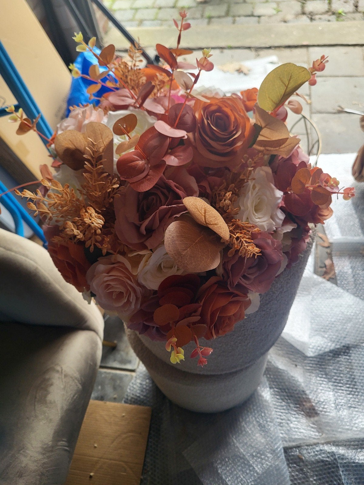 Diverse kunstbloemen en bloemstukken, Textiel, Ophalen of Verzenden, Overige merken, Onderhoudsvrij