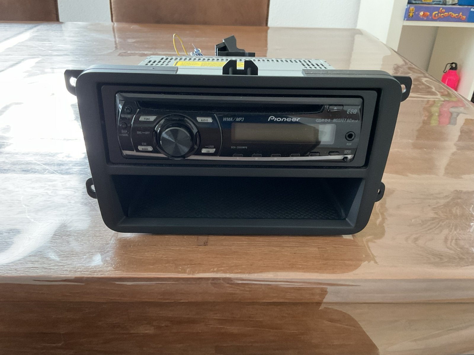 Pioneer autoradio met houder Golf 6 afneembaar frontje, Auto diversen, Autoradio's, Ophalen of Verzenden, Zo goed als nieuw