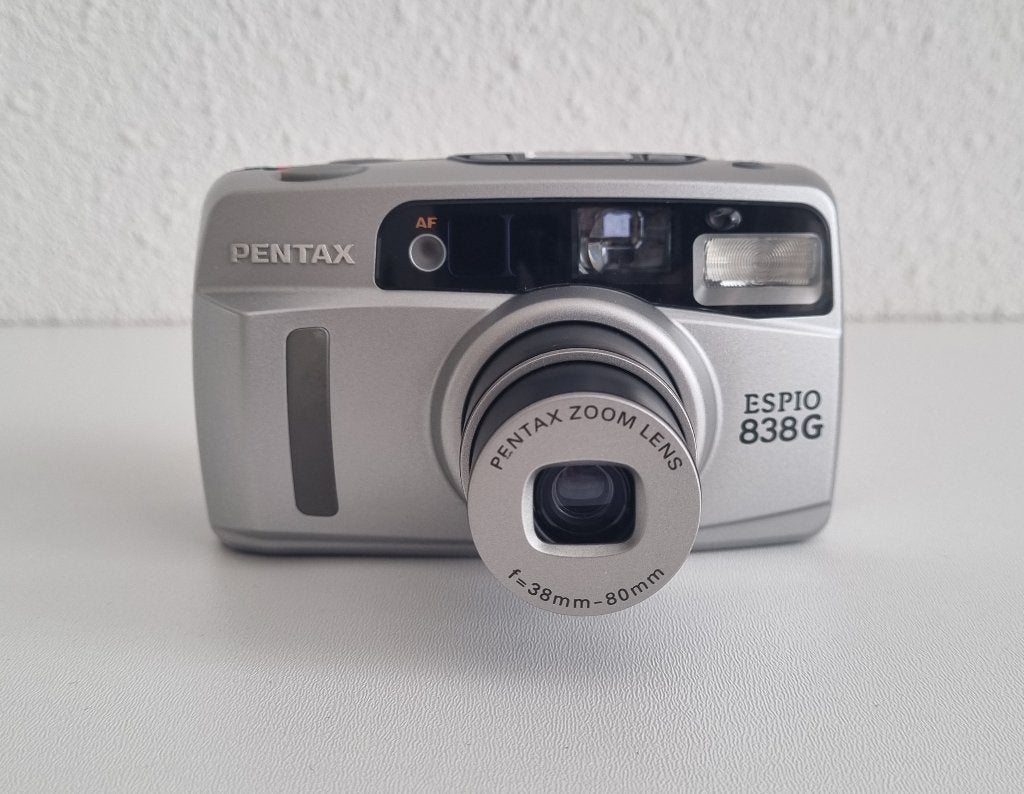 Pentax Espio 838G 35mm Analoge Point & Shoot Film Camera, Ophalen of Verzenden, Gebruikt, Compact, Pentax