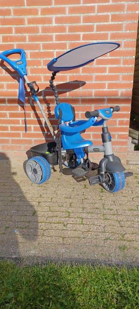 Little Tikes driewieler met duwstang en zonnekap, Ophalen of Verzenden, Gebruikt, Overige typen