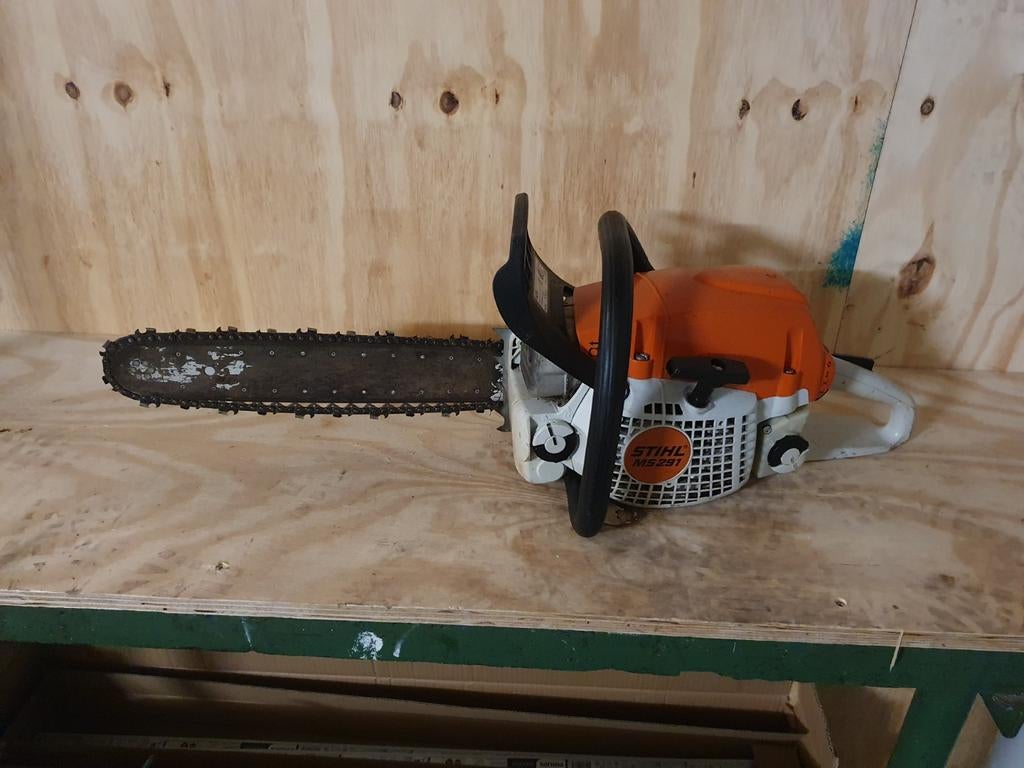 Stihl ms 291c motorzaag, Ophalen, Gebruikt