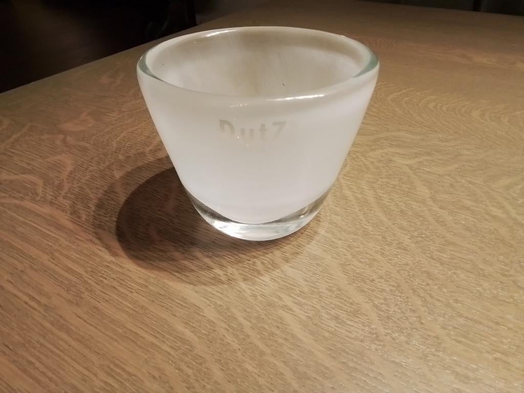 DUTZ BLOEMPOTJE / VAASJE / WAXINELICHTHOUDER  - NIEUW, Ophalen of Verzenden, Nieuw, Overige kleuren, Glas